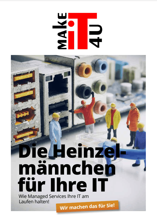 Flyer Startseite - Die Heinzelmännchen für Ihre IT